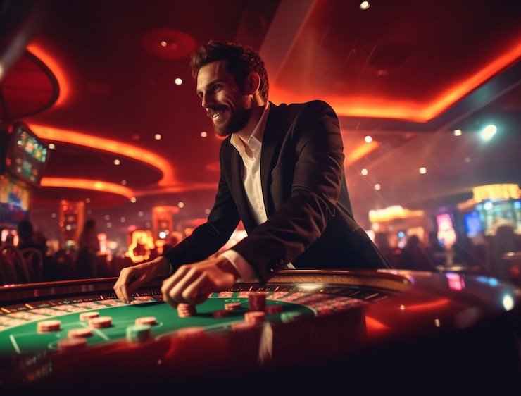 bonanza88 slot Caribbean Stud Poker live-dealer table with five-card hands and payout display
